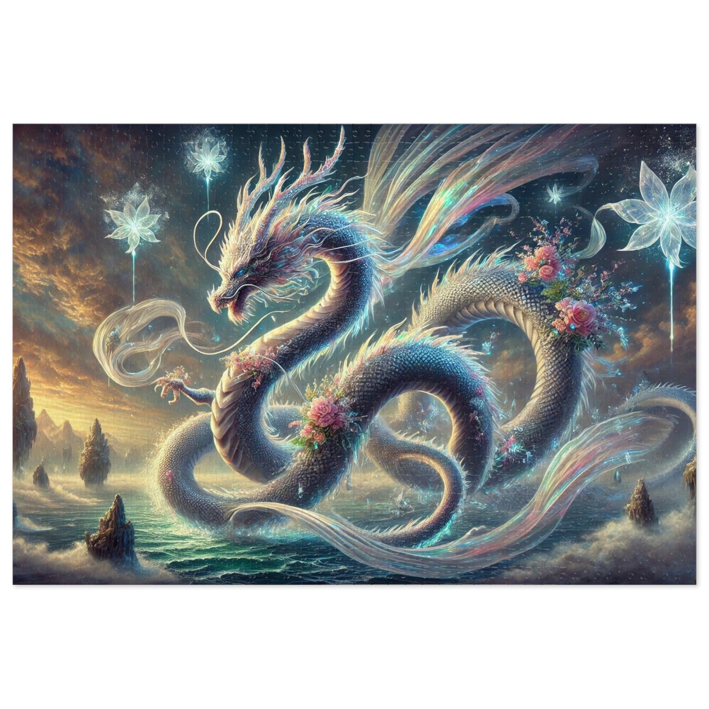 Ethereal Wyrm: Weaving Through the Nebulous Skies