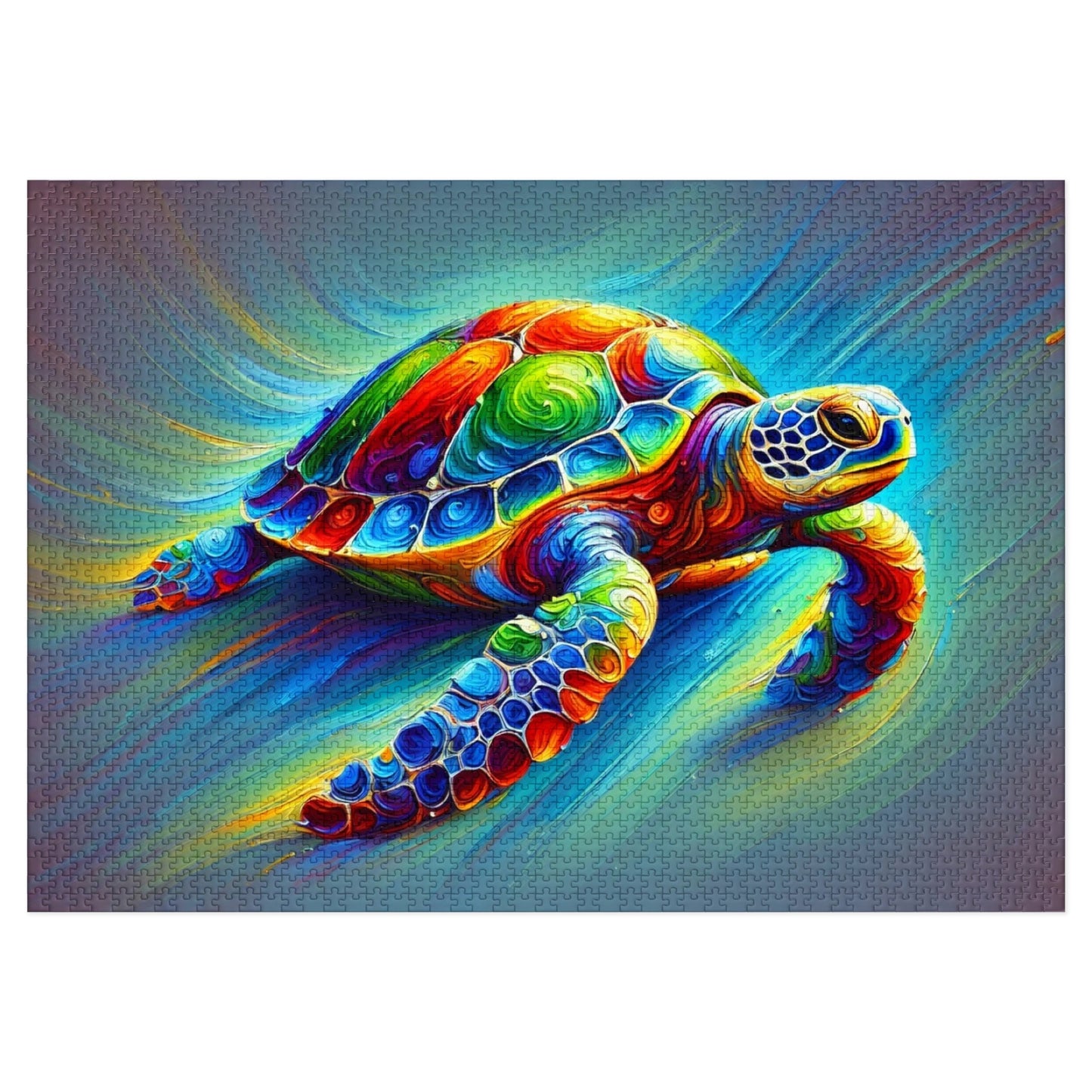 Ocean's Palette: The Vibrant Sea Turtle