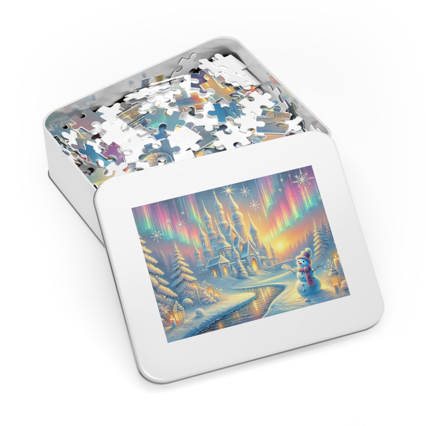 Winterlight Castle: A Puzzle of Snow, Stars, and Northern Wonder