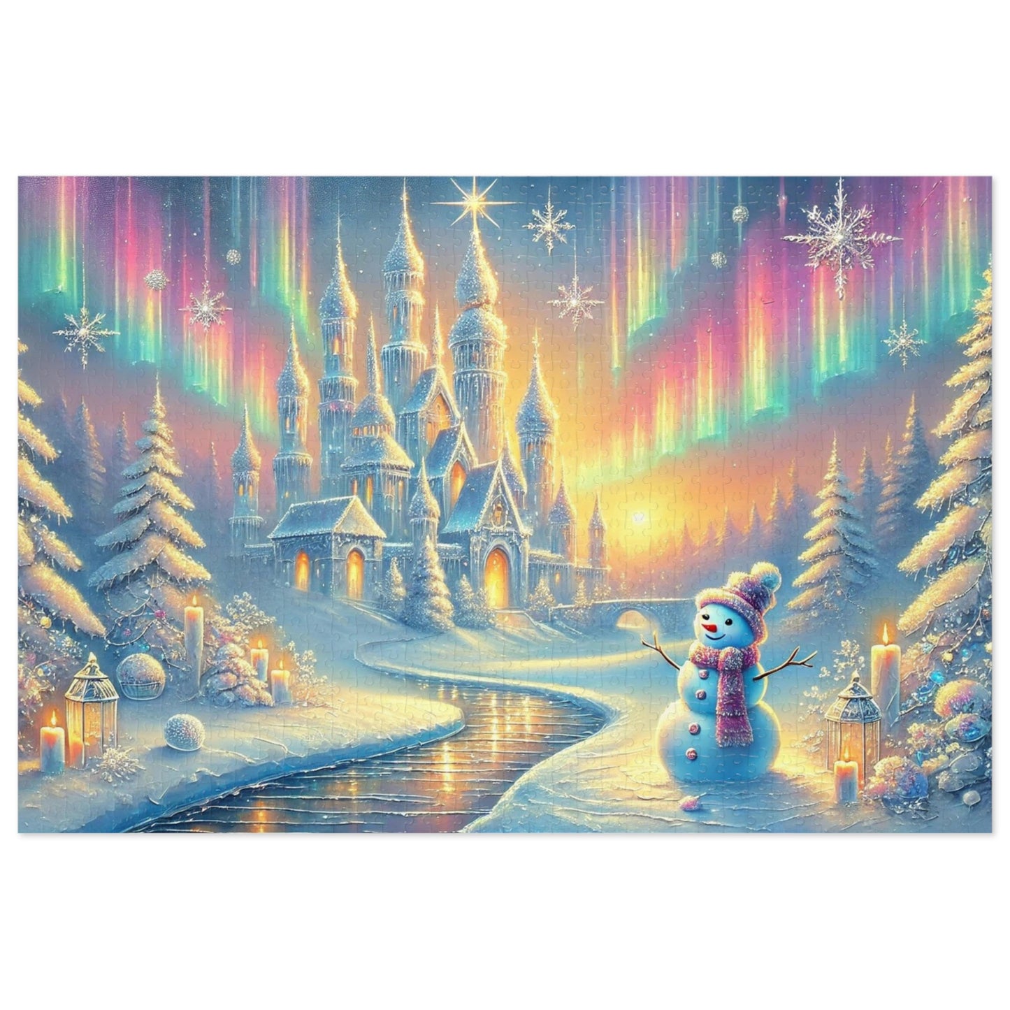 Winterlight Castle: A Puzzle of Snow, Stars, and Northern Wonder