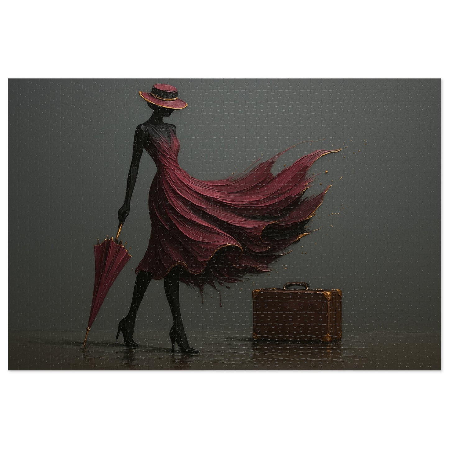 Plum Departure — Old Suitcase