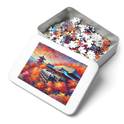 Kiyomizu Temple: Autumn's Painted Symphony