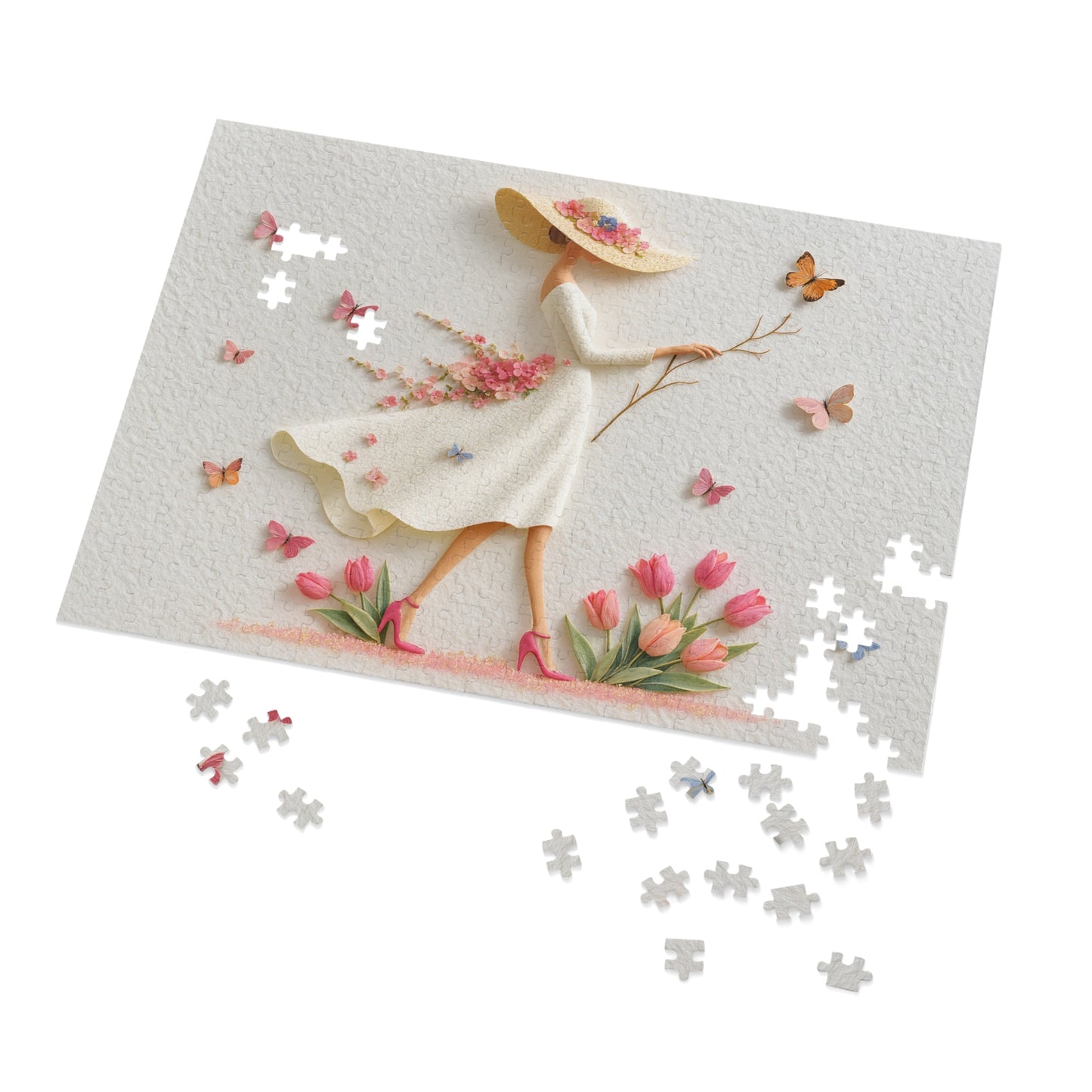 Paper Couture Stroll: Tulip Promenade