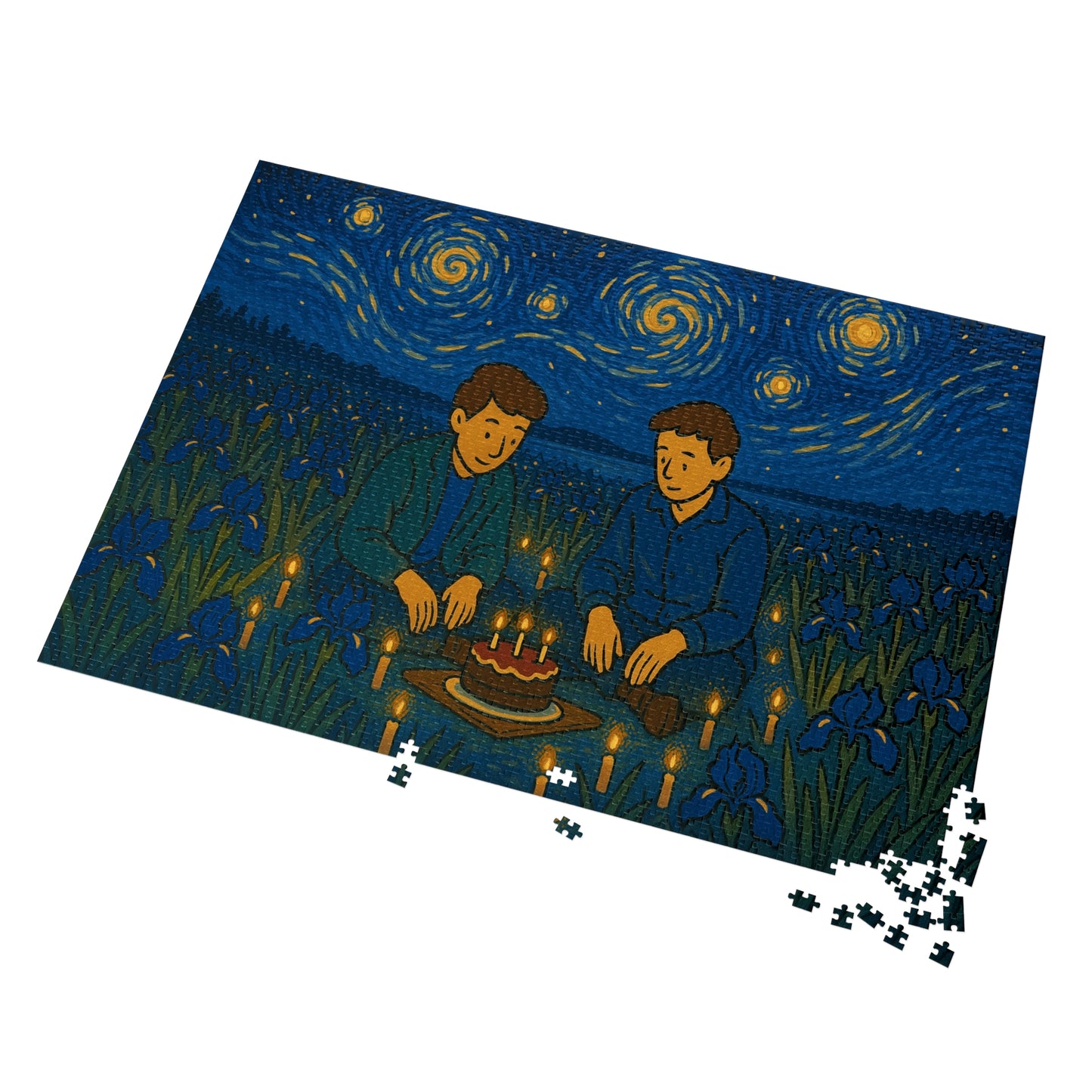 Birthday Among the Irises: A Quiet Celebration Under the Stars