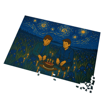 Birthday Among the Irises: A Quiet Celebration Under the Stars