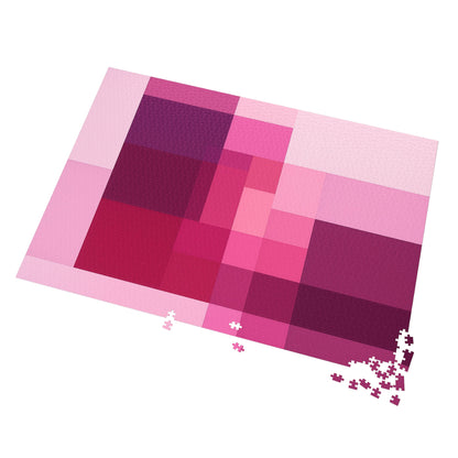 Orchid Wine Mosaic — Color-Block Glaze