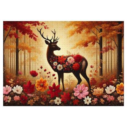 The Autumn Stag: A Forest in Bloom