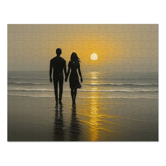 Sunset Walkers — Golden Path at Dusk