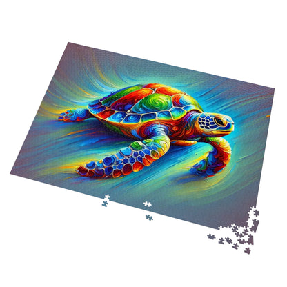 Ocean's Palette: The Vibrant Sea Turtle