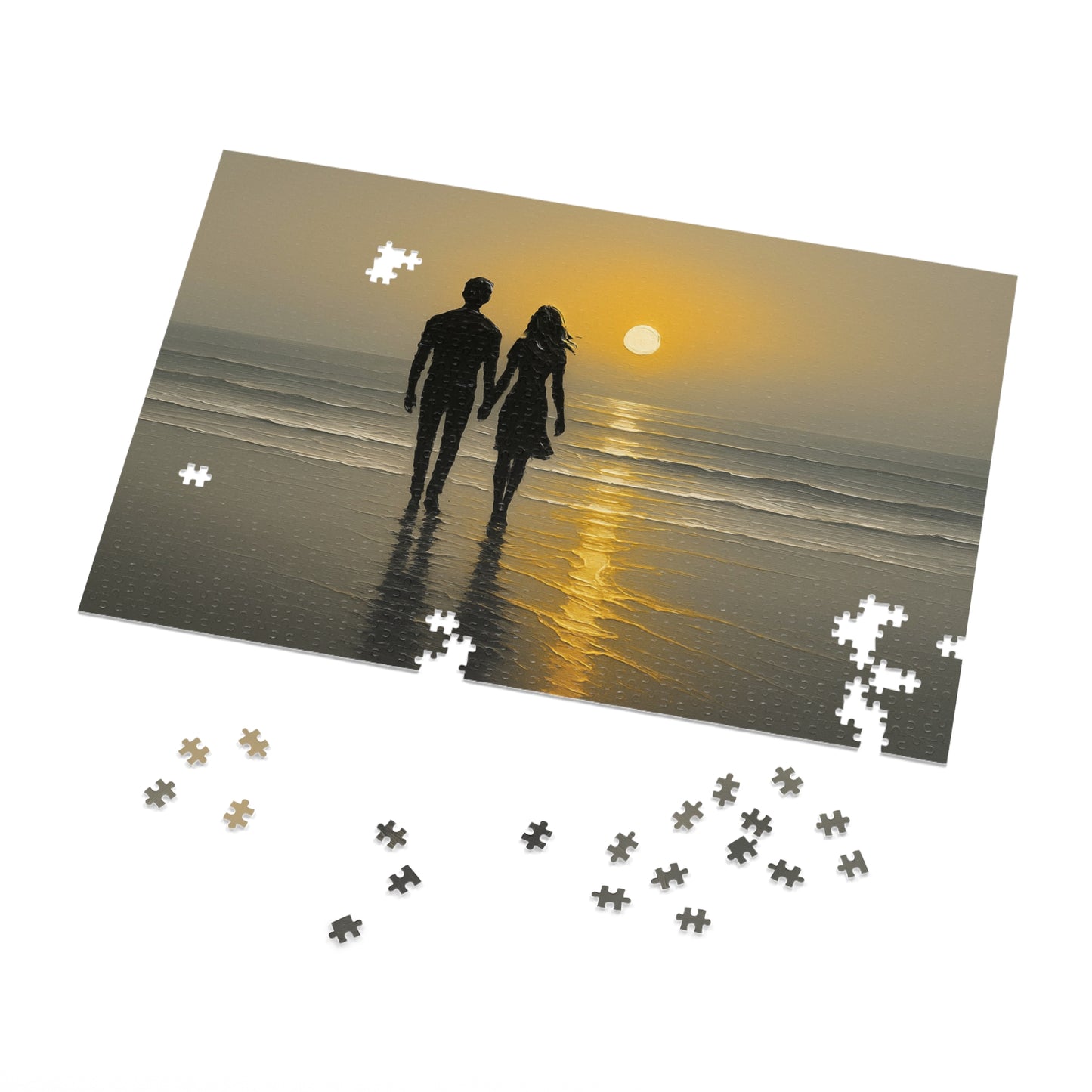 Sunset Walkers — Golden Path at Dusk
