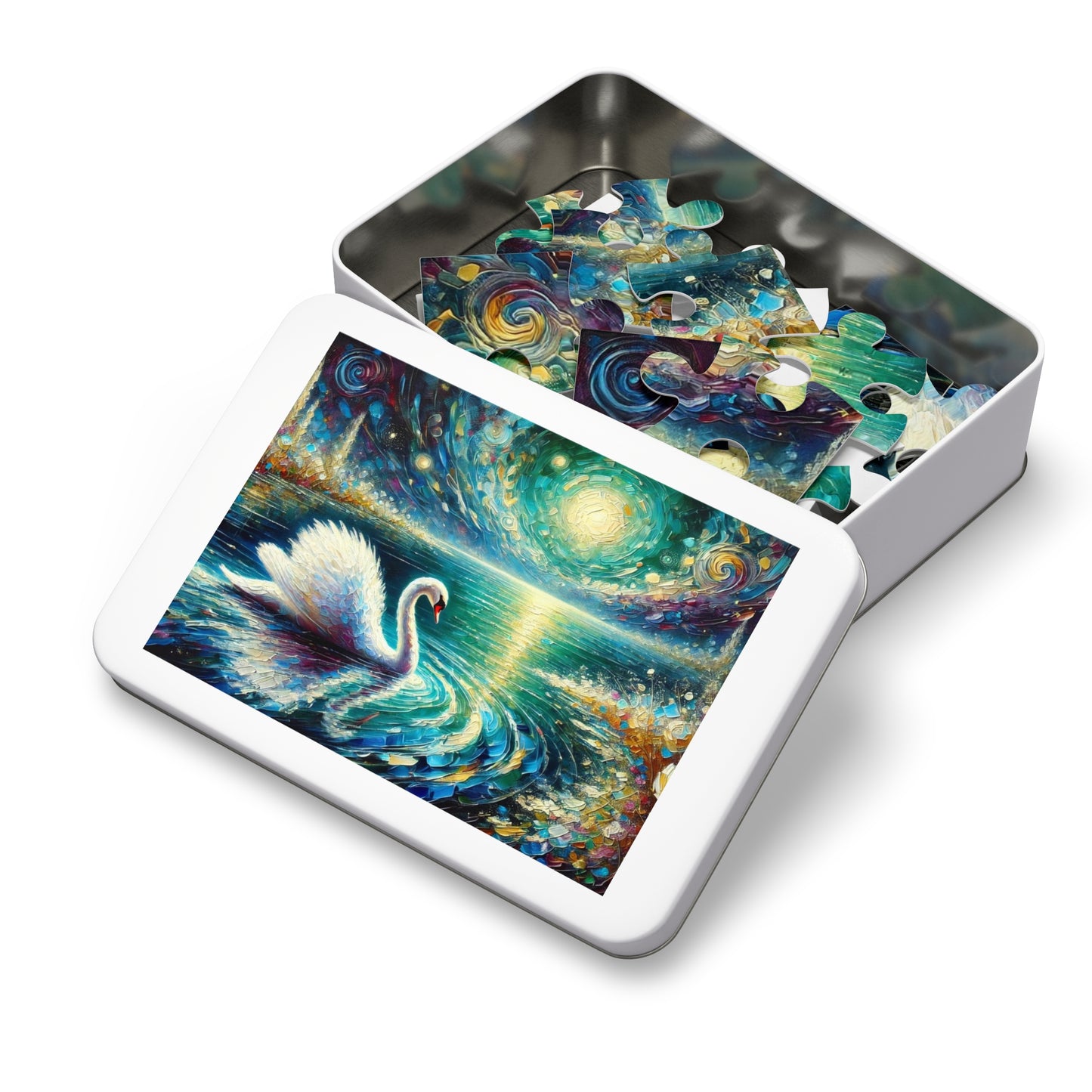 Moonlit Waters: The Grace of the Swan