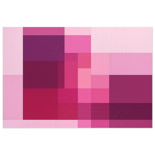 Orchid Wine Mosaic — Color-Block Glaze