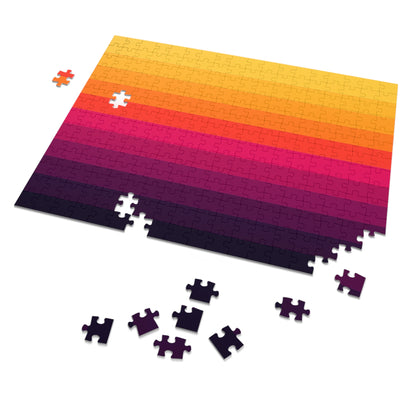 Ember–Orchid Sunset Stair