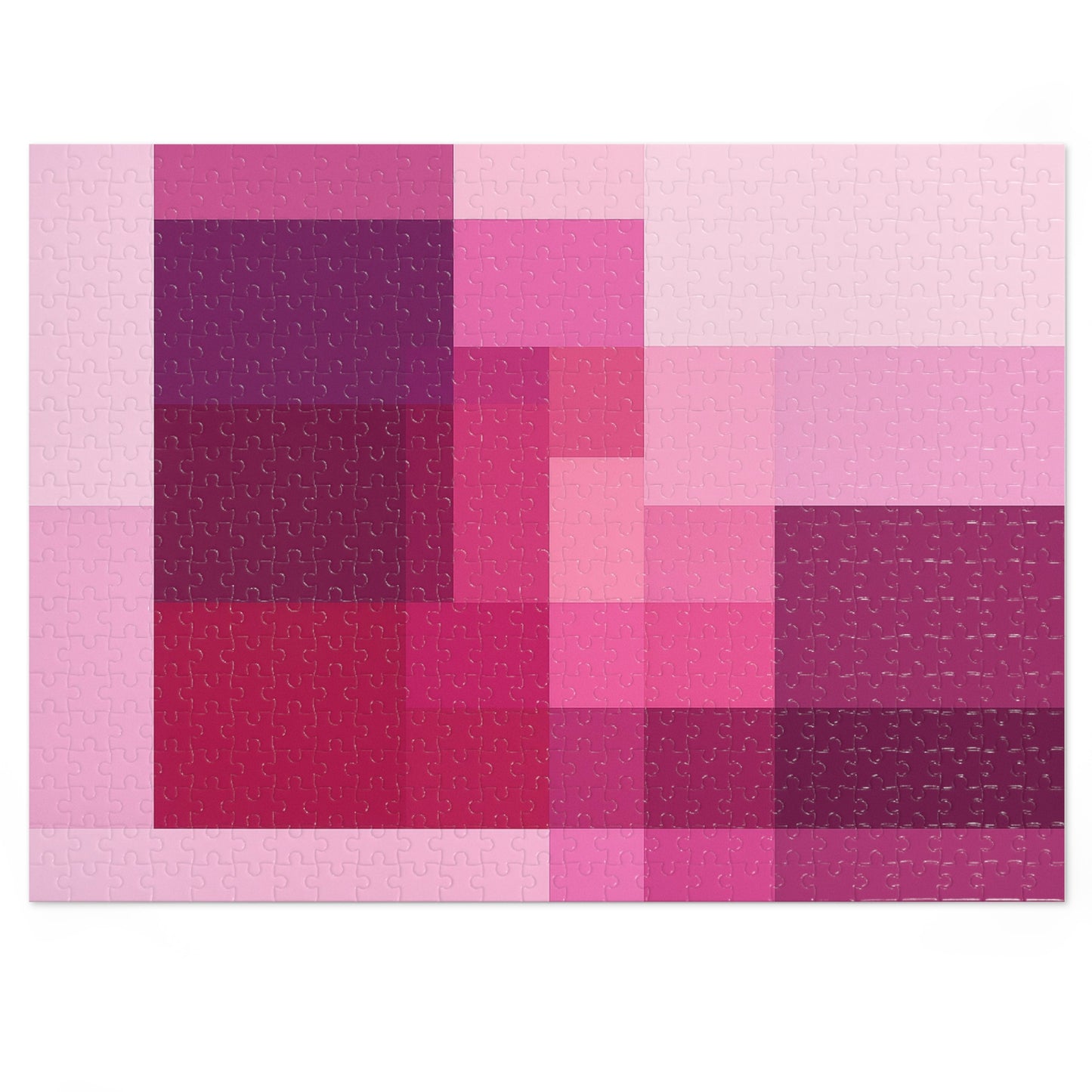 Orchid Wine Mosaic — Color-Block Glaze