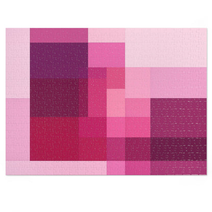 Orchid Wine Mosaic — Color-Block Glaze