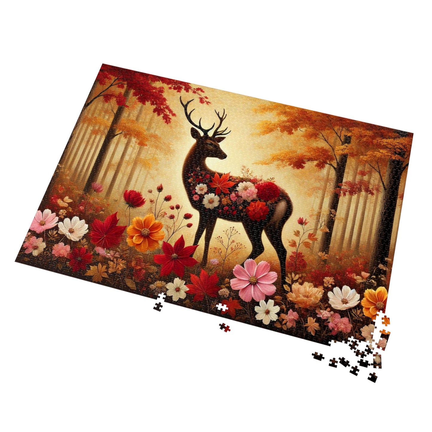 The Autumn Stag: A Forest in Bloom