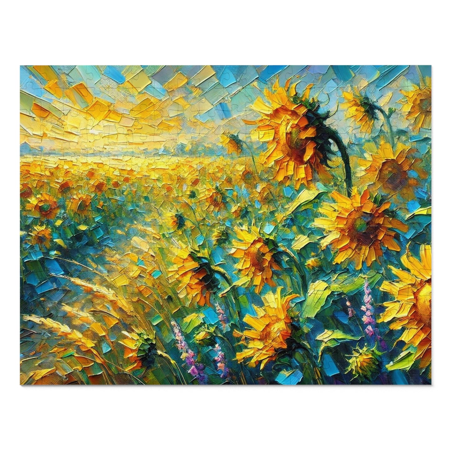 Golden Horizon: Sunflowers in Bloom
