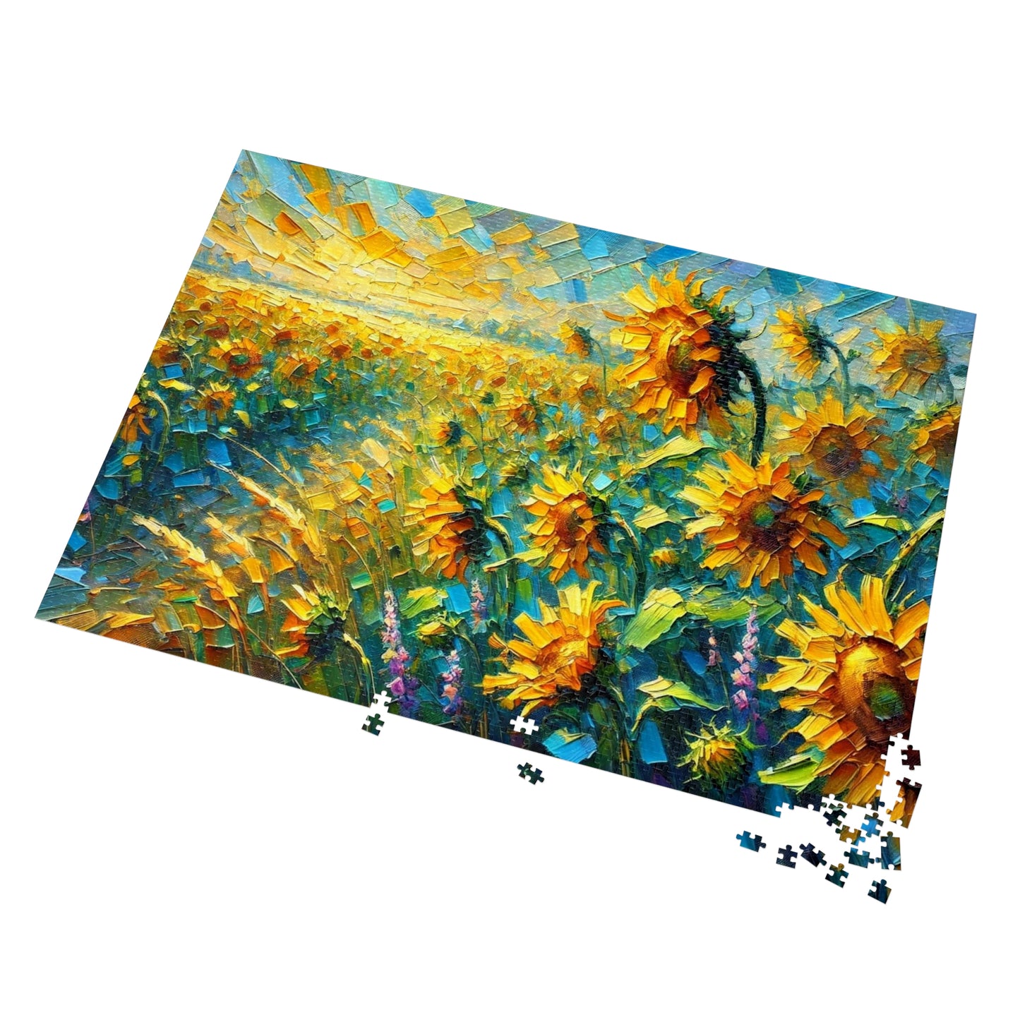 Golden Horizon: Sunflowers in Bloom