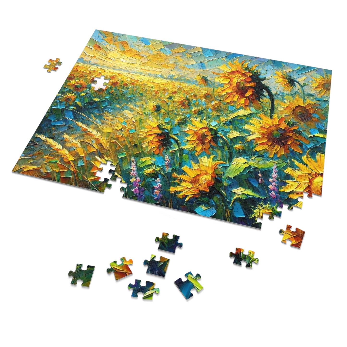 Golden Horizon: Sunflowers in Bloom