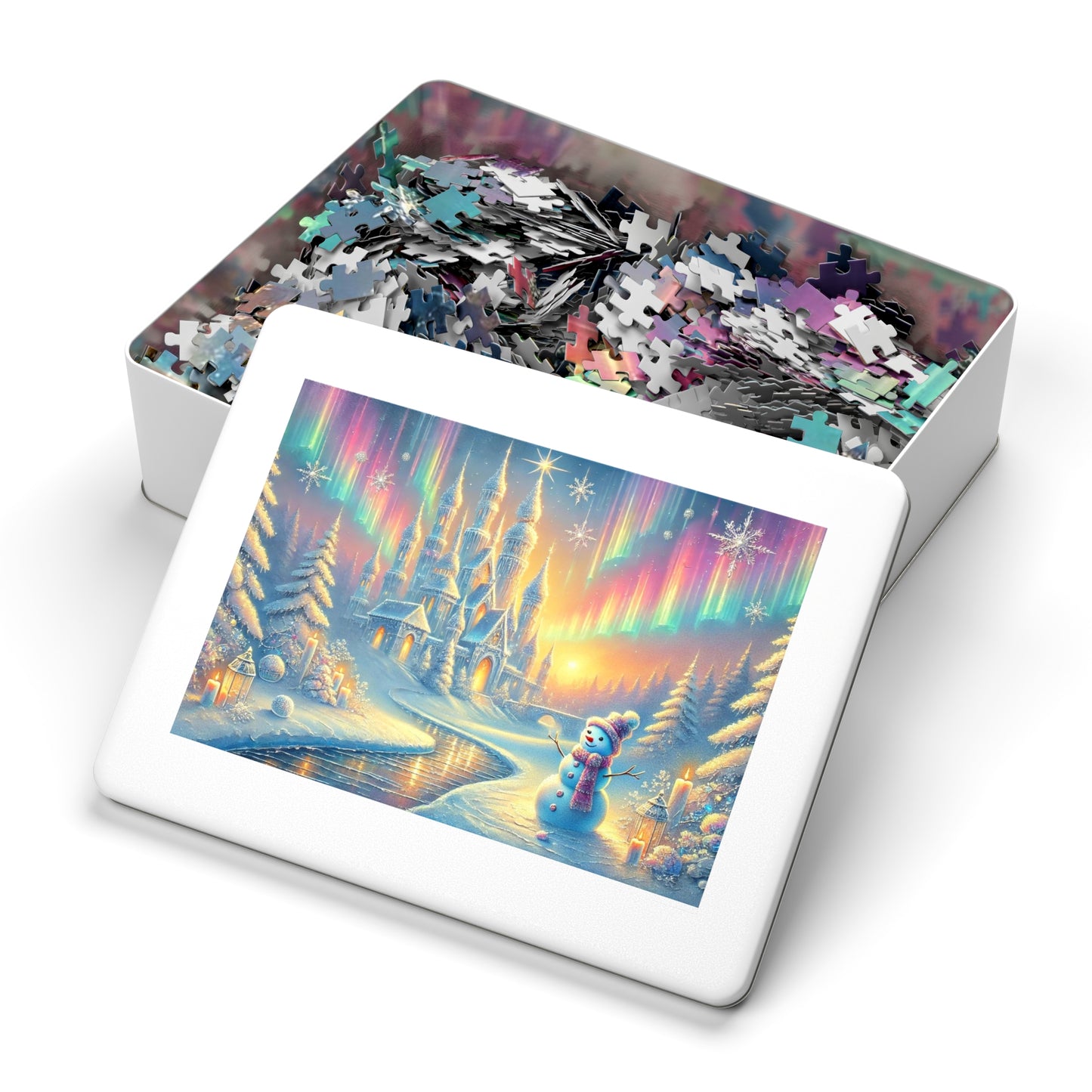 Winterlight Castle: A Puzzle of Snow, Stars, and Northern Wonder