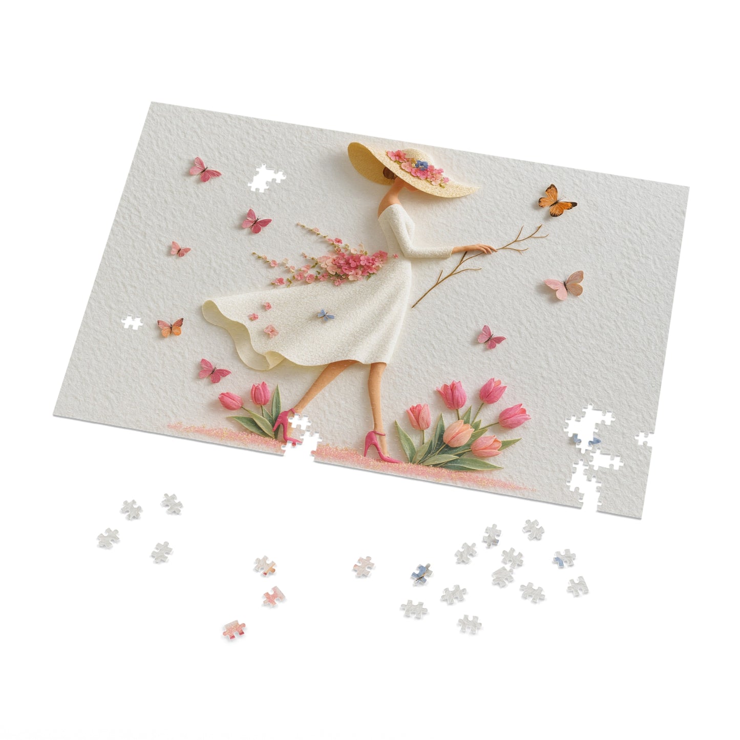 Paper Couture Stroll: Tulip Promenade