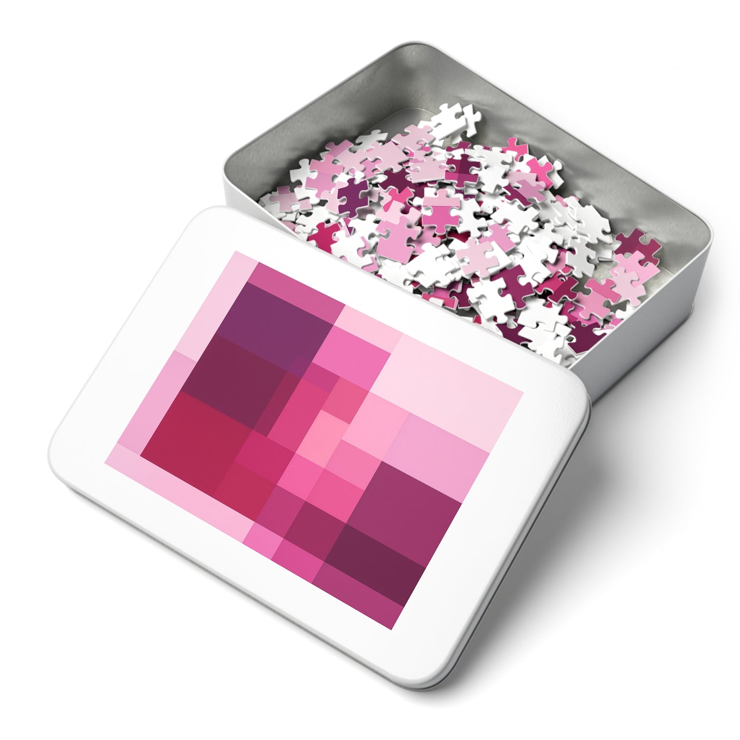 Orchid Wine Mosaic — Color-Block Glaze