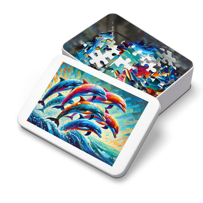 Rainbow Dolphins: A Dance of Ocean Prisma