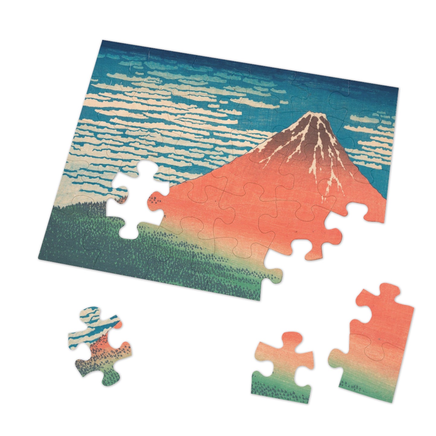 The Crimson Peak: Mount Fuji at Dawn