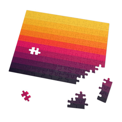 Ember–Orchid Sunset Stair