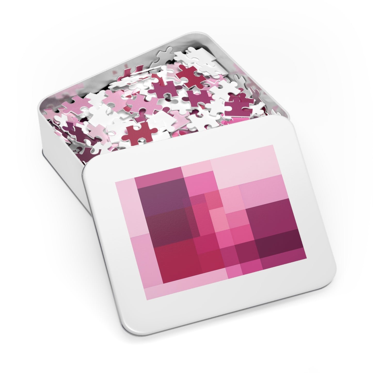 Orchid Wine Mosaic — Color-Block Glaze