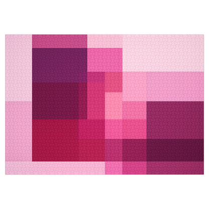 Orchid Wine Mosaic — Color-Block Glaze