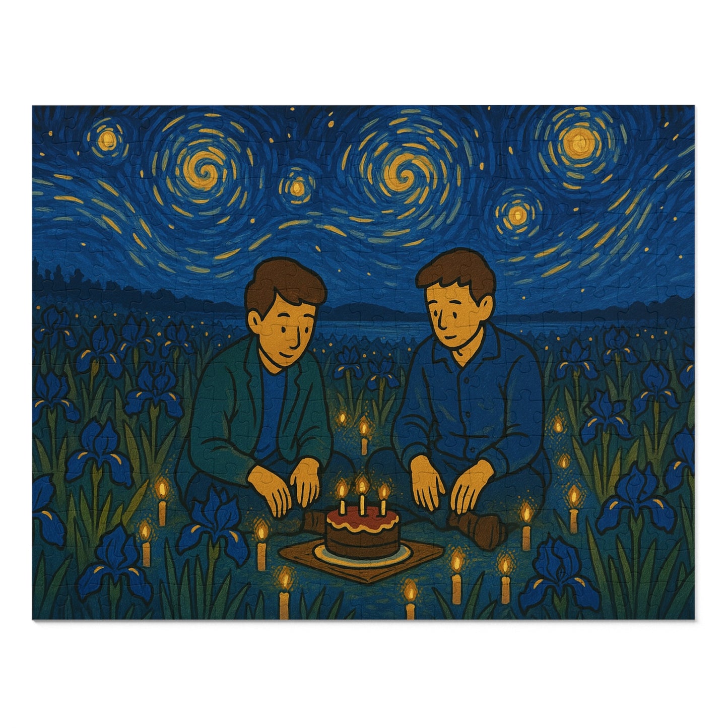 Birthday Among the Irises: A Quiet Celebration Under the Stars