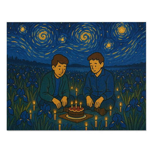 Birthday Among the Irises: A Quiet Celebration Under the Stars