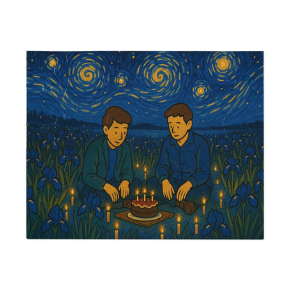 Birthday Among the Irises: A Quiet Celebration Under the Stars