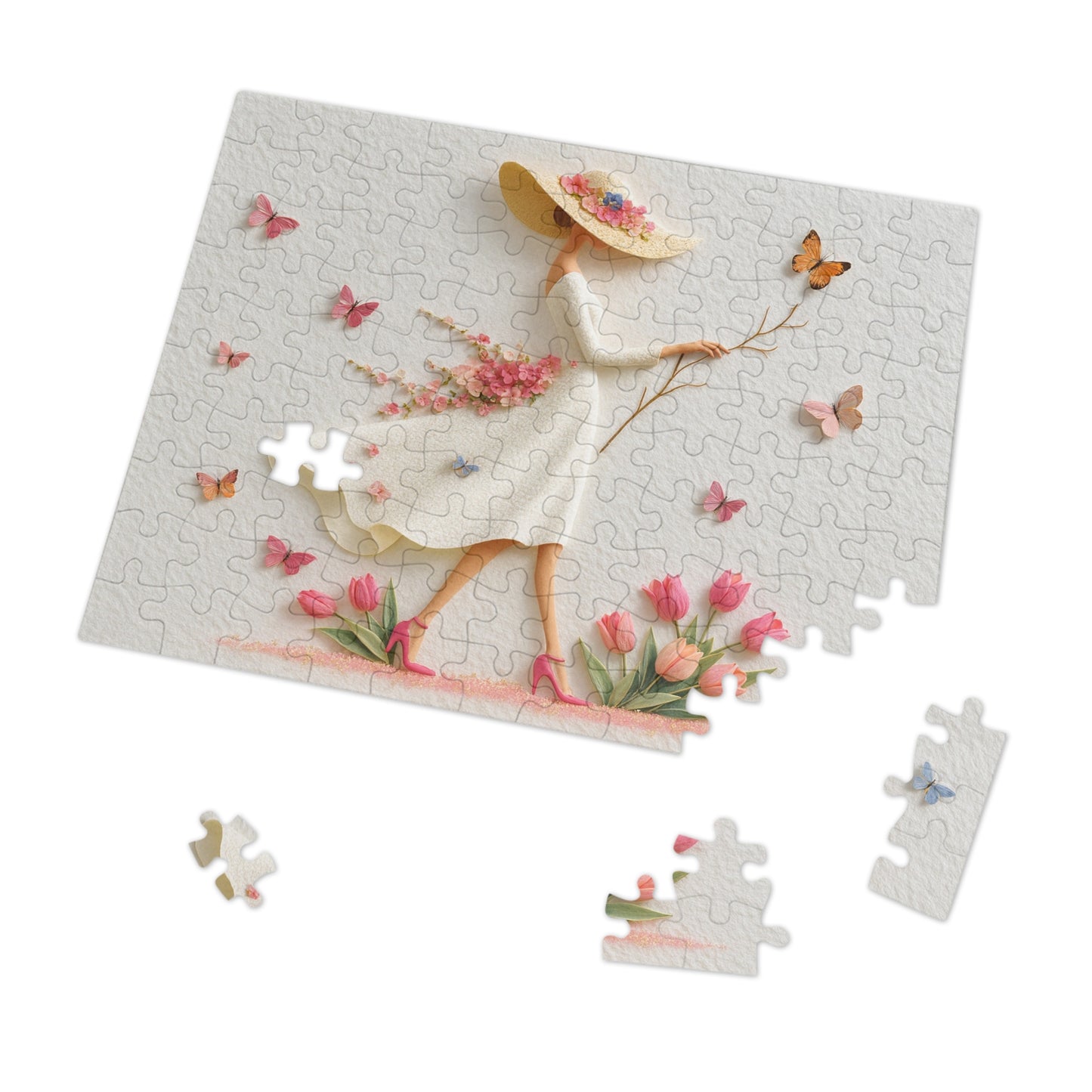 Paper Couture Stroll: Tulip Promenade