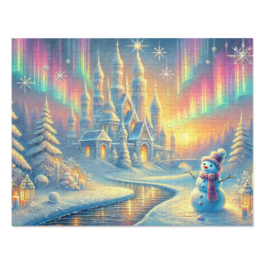 Winterlight Castle: A Puzzle of Snow, Stars, and Northern Wonder