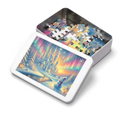 Winterlight Castle: A Puzzle of Snow, Stars, and Northern Wonder
