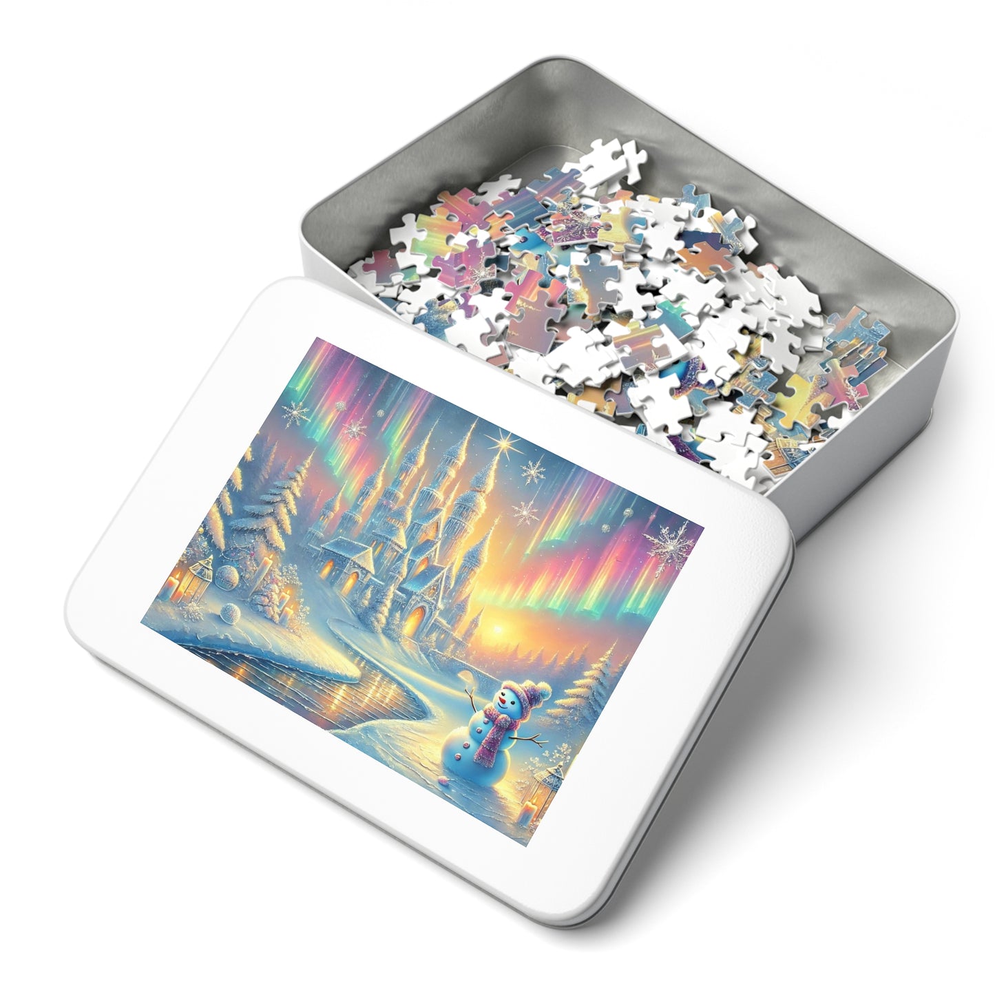 Winterlight Castle: A Puzzle of Snow, Stars, and Northern Wonder