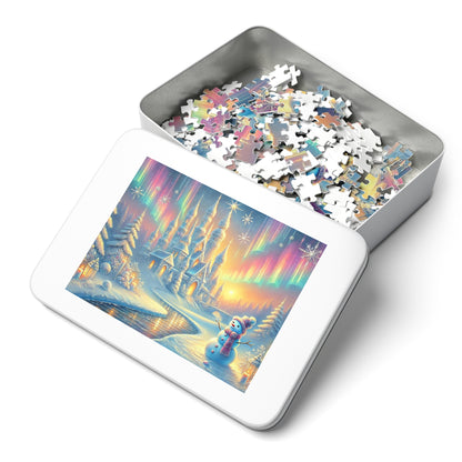 Winterlight Castle: A Puzzle of Snow, Stars, and Northern Wonder