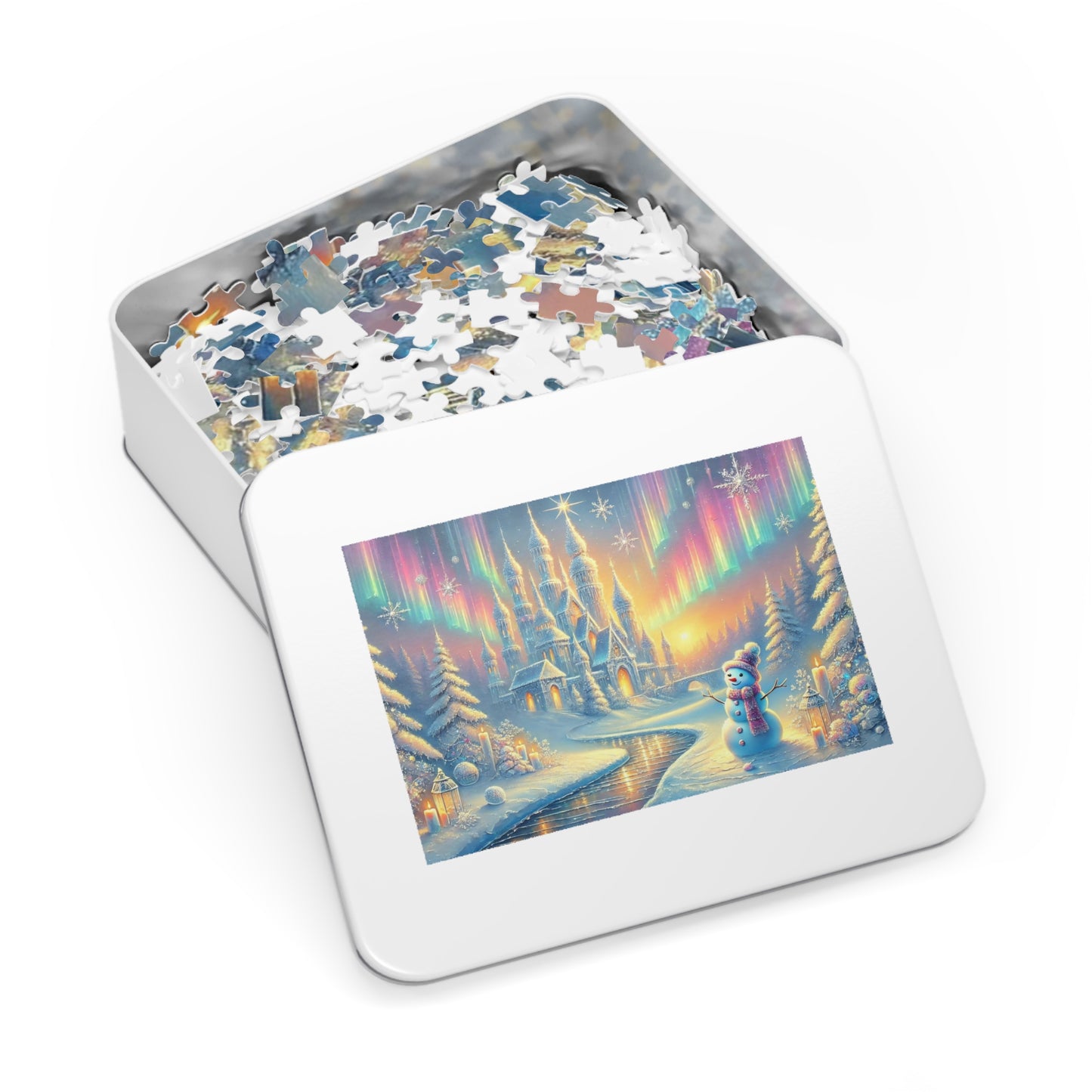 Winterlight Castle: A Puzzle of Snow, Stars, and Northern Wonder