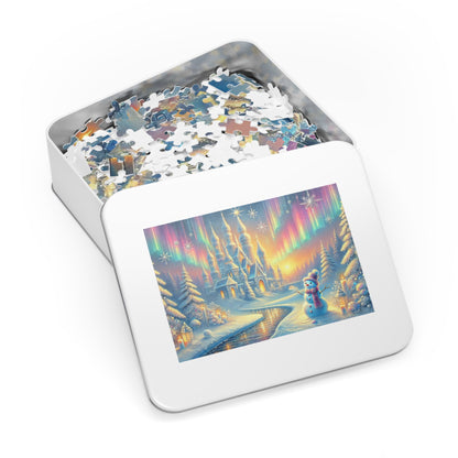 Winterlight Castle: A Puzzle of Snow, Stars, and Northern Wonder