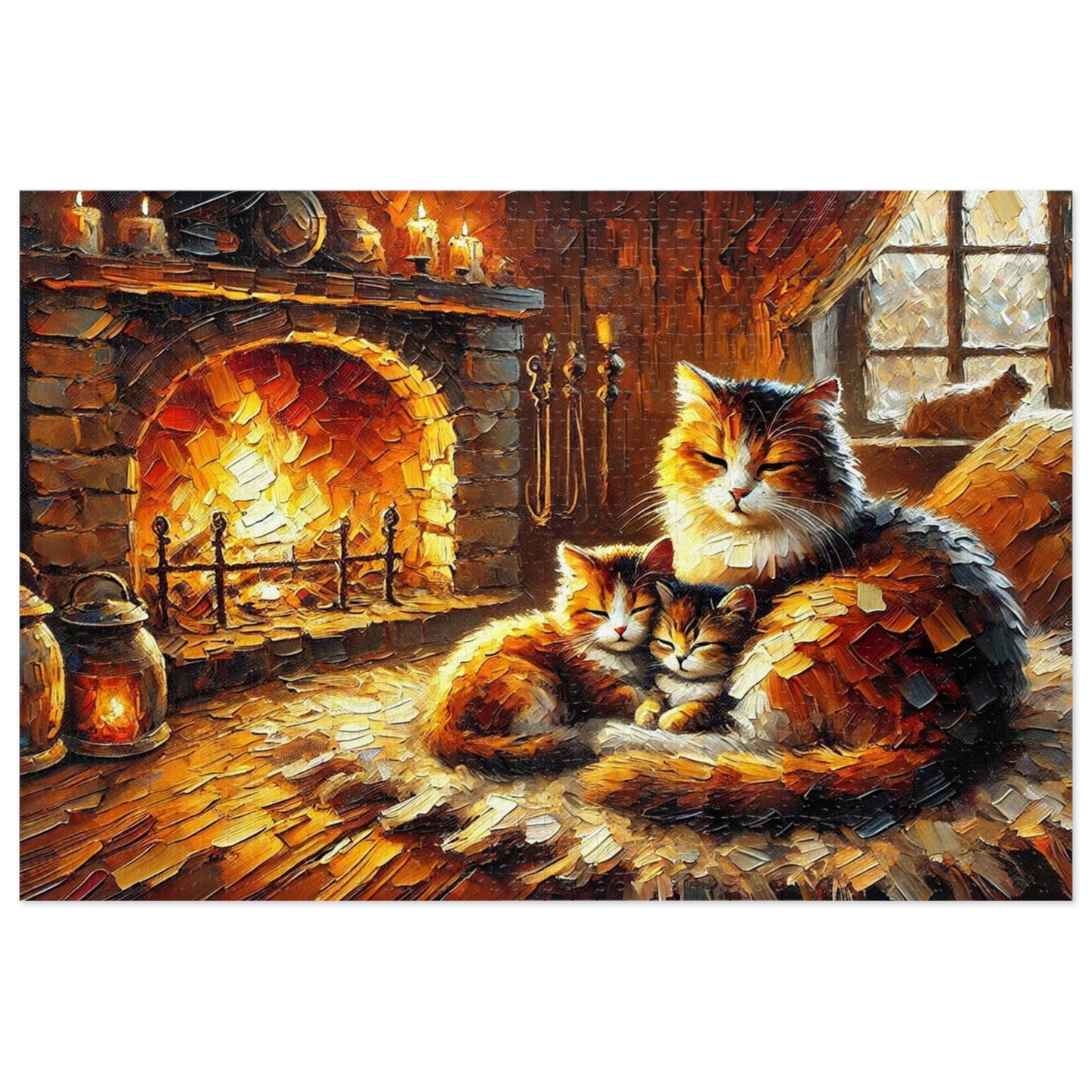 Fireside Whispers: A Mother’s Warmth