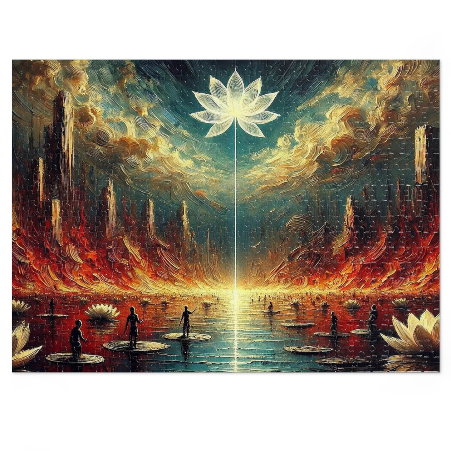 Lotus in the Inferno: A Puzzle Inspired by Rashomon