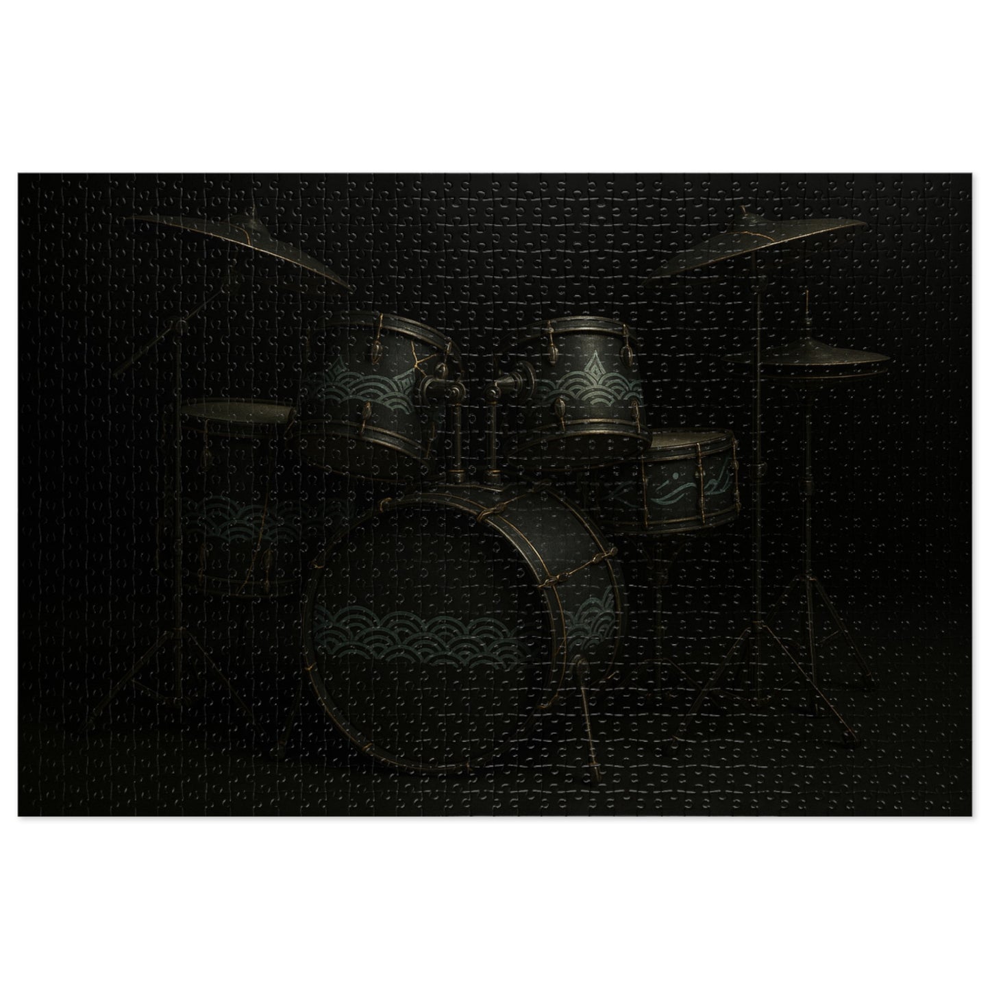 Seigaiha Nocturne — Kintsugi Drum Kit