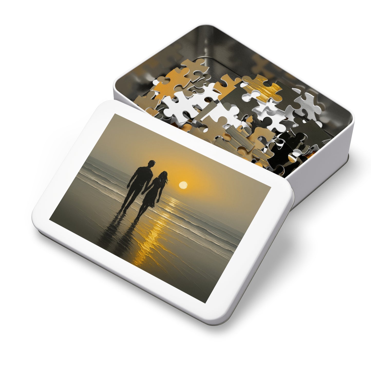 Sunset Walkers — Golden Path at Dusk