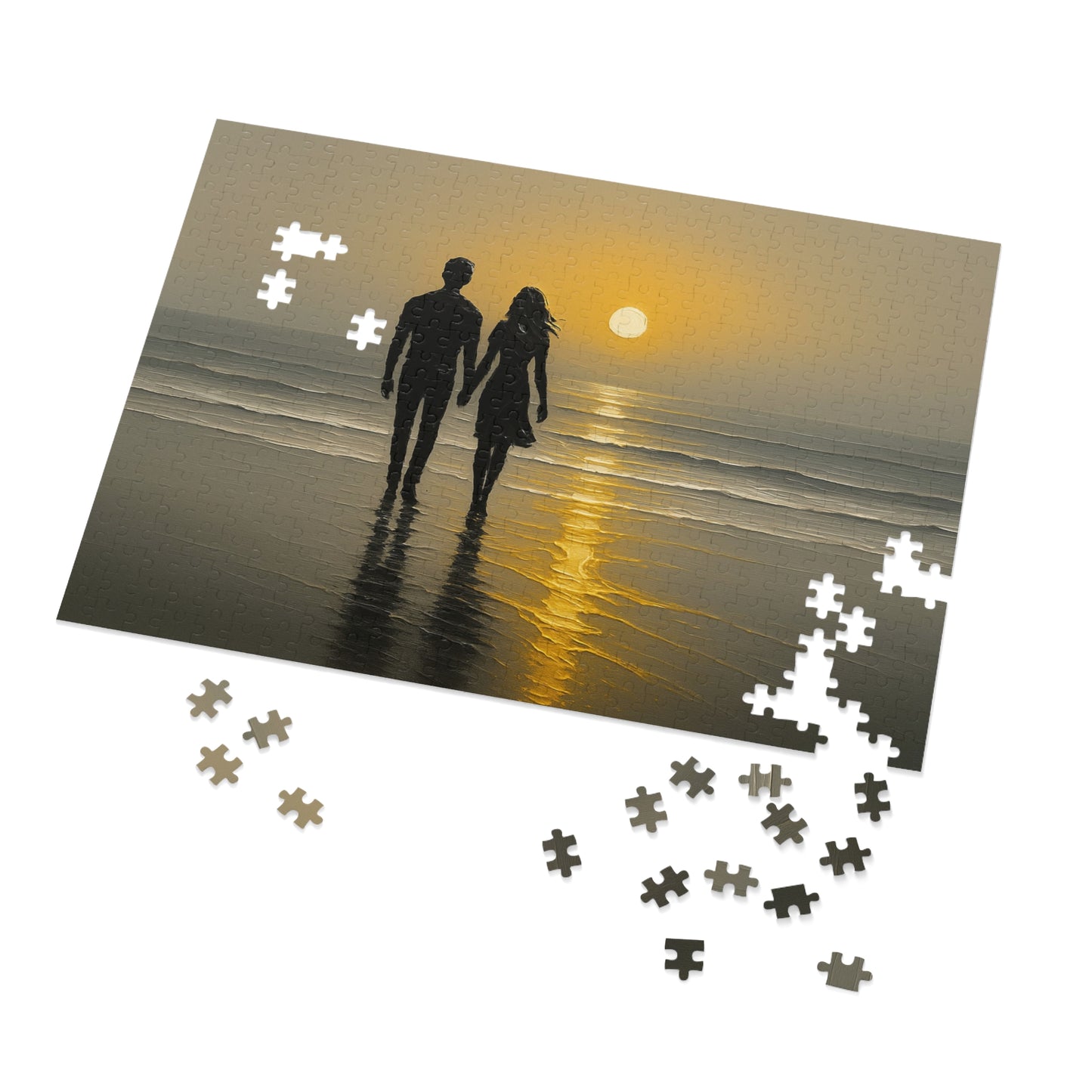 Sunset Walkers — Golden Path at Dusk