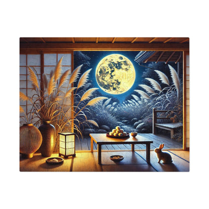 Moonlit Reverence: A Juugoya Night in Autumn Silence