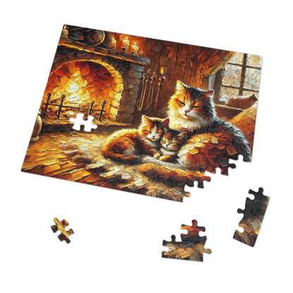 Fireside Whispers: A Mother’s Warmth