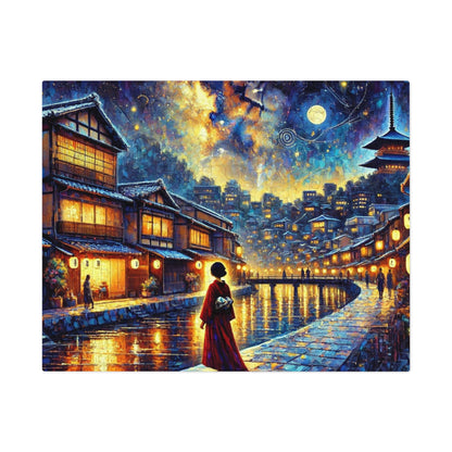 Moonlit Streets in Kyoto