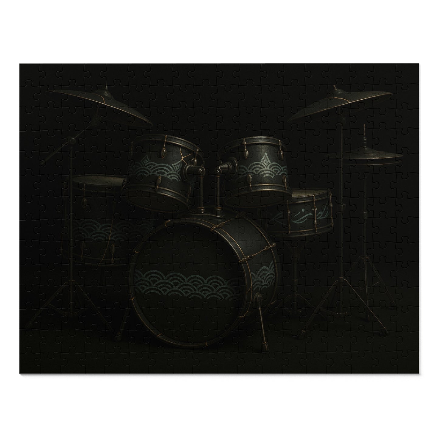 Seigaiha Nocturne — Kintsugi Drum Kit